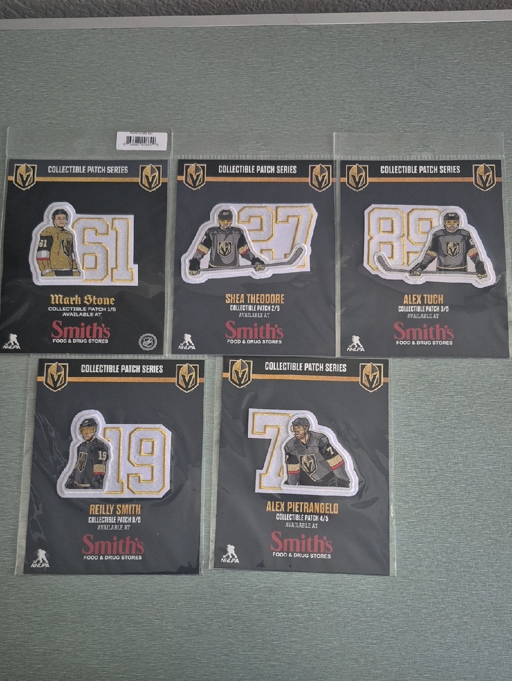 Special Edition Gold Black and White Mark Stone Collectible Patch